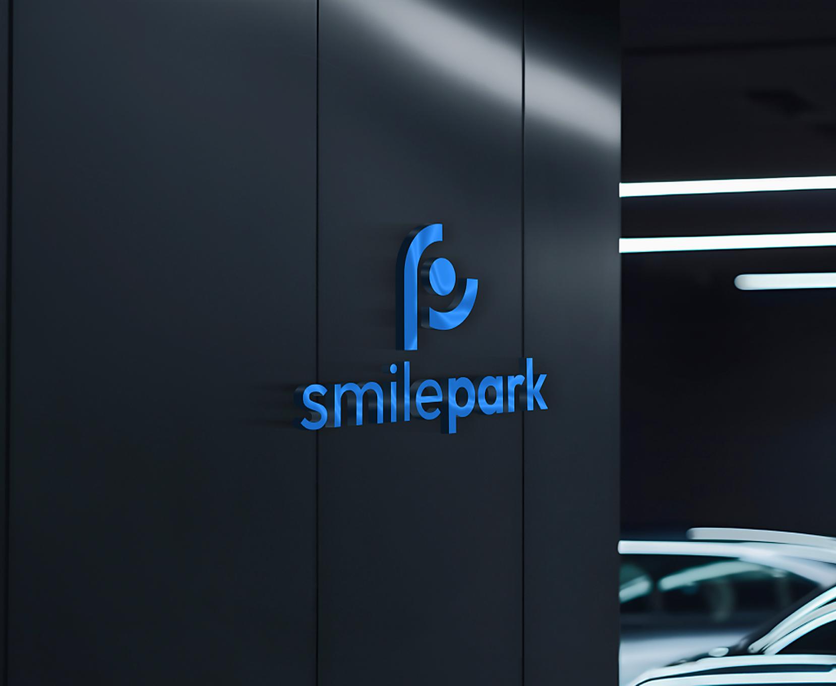 SmilePark signage mockup